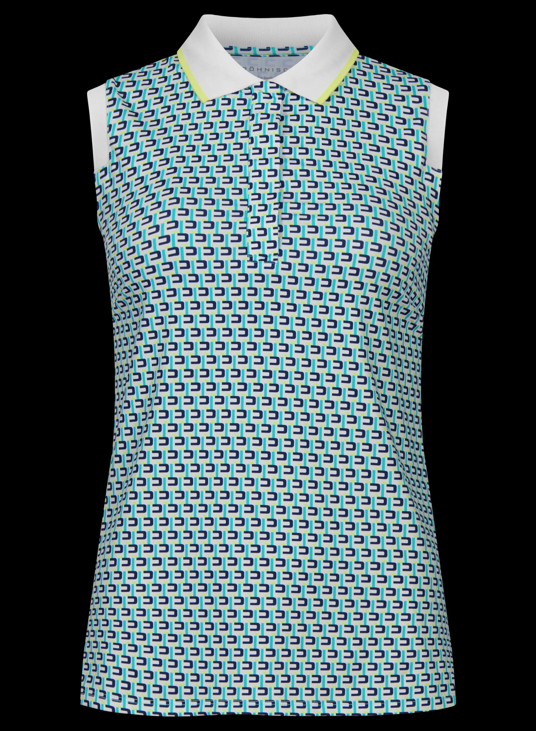 Deni Sleeveless Poloshirt,<Röhnisch
