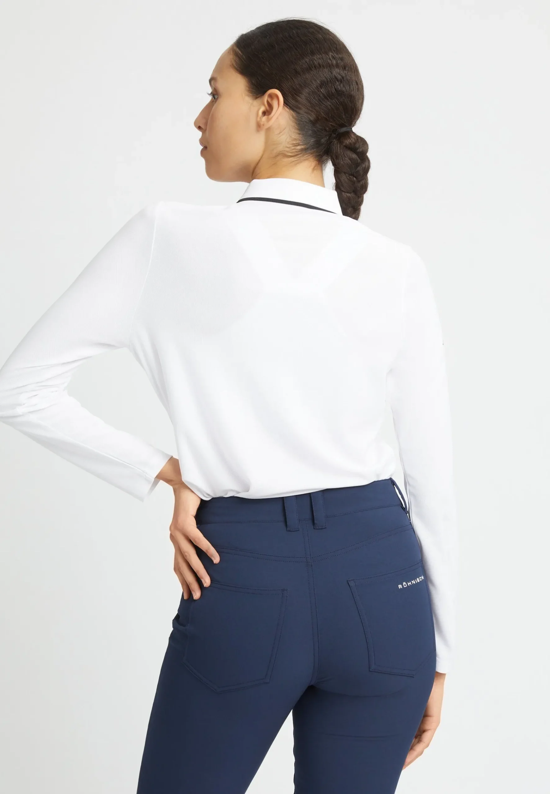 Miriam Long Sleeve Poloshirt,<Röhnisch Hot