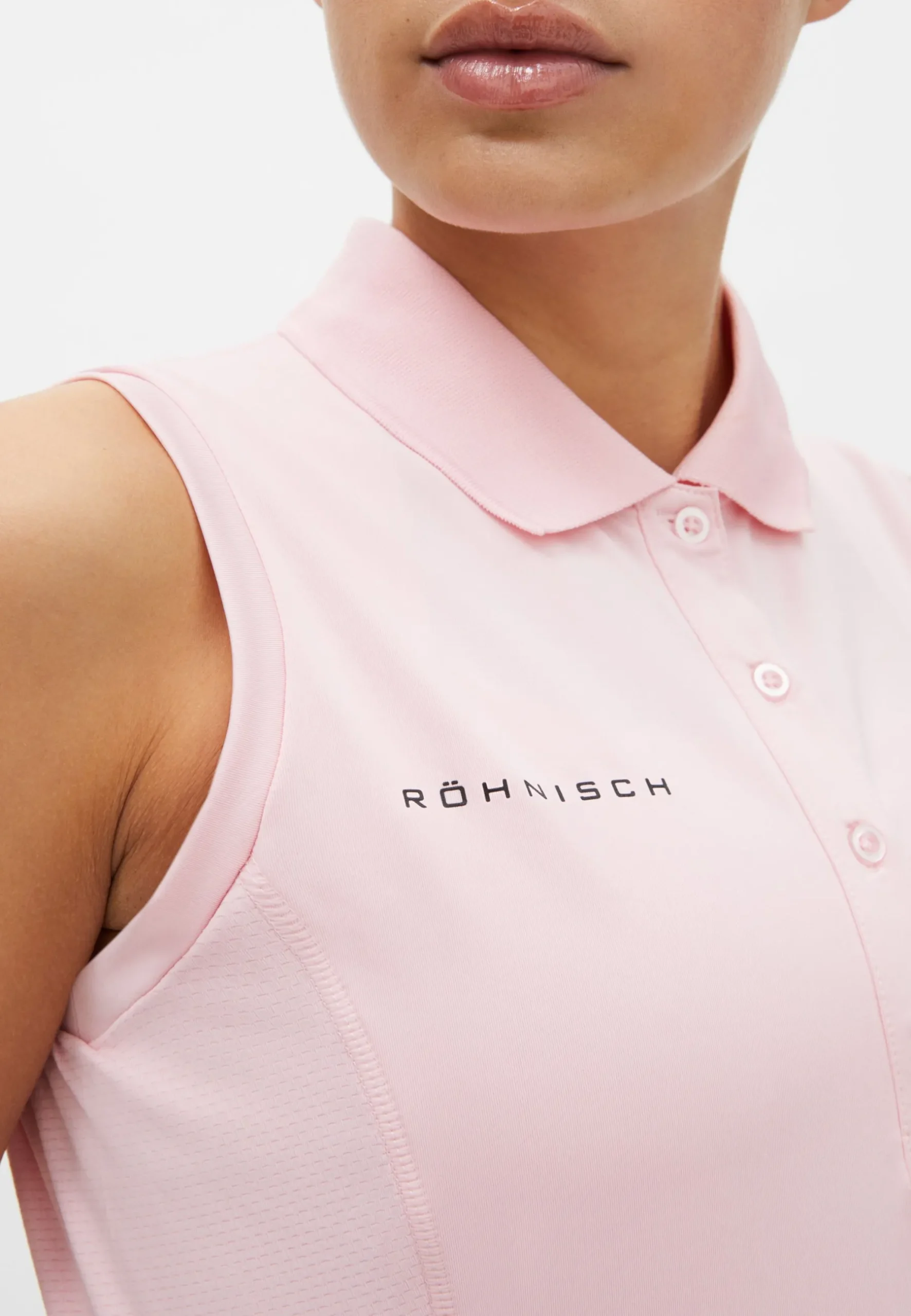 Nicky Sleeveless Poloshirt,<Röhnisch Discount
