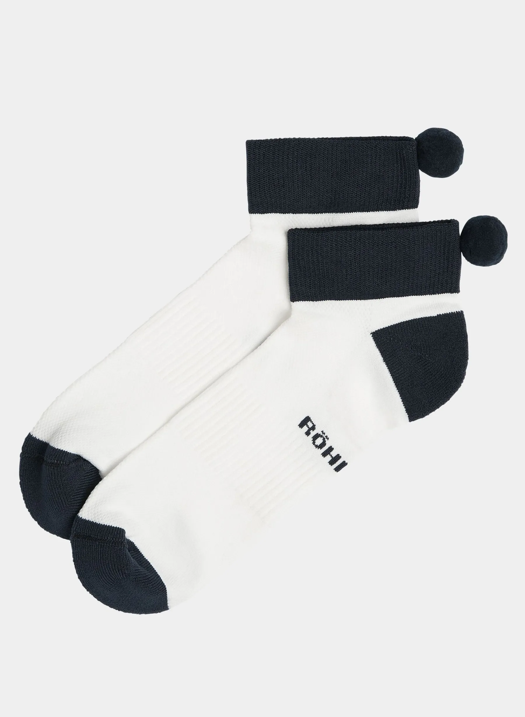 2-pack Functional Pompom Socks,<Röhnisch New