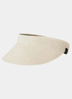 Straw Sun Visor,<Röhnisch Clearance